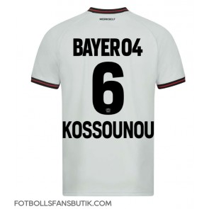 Bayer Leverkusen Odilon Kossounou #6 Replika Bortatröja 2023-24 Kortärmad